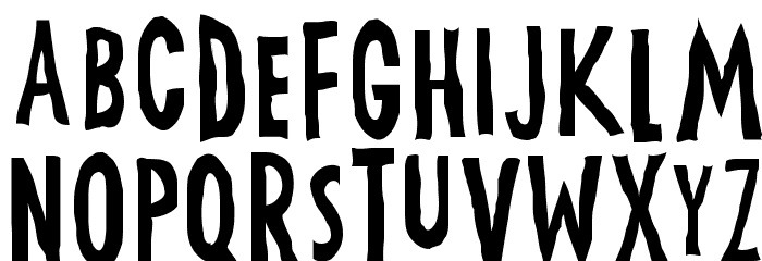 Visual Establishment Font LOWERCASE