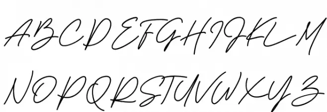 Visual Hollow Script Schriftart Groß
