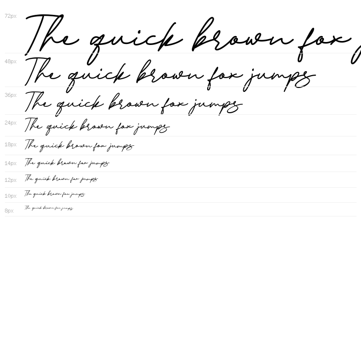 Visual Hollow Script Waterfall