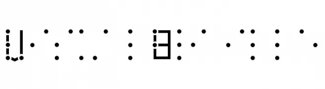 VisualBraille  Frei Schriftart Herunterladen