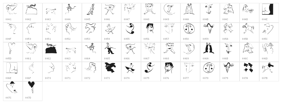 VisualObsessions Character Map