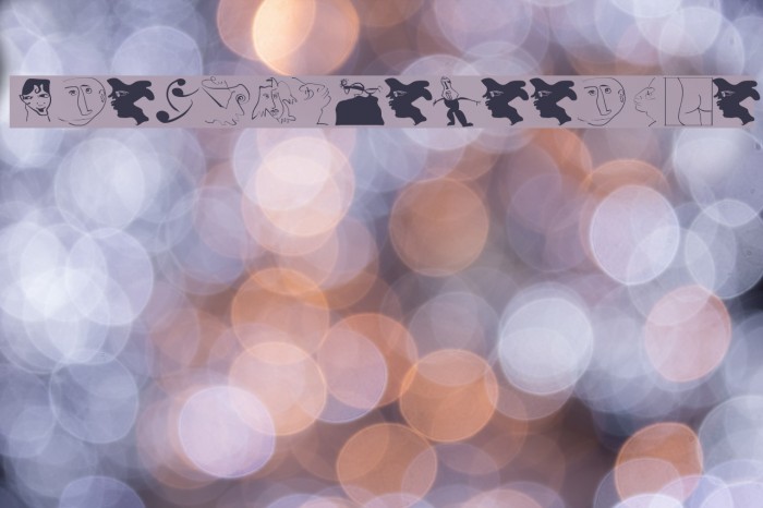 VisualObsessions Font examples
