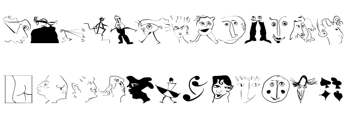 VisualObsessions Font LOWERCASE
