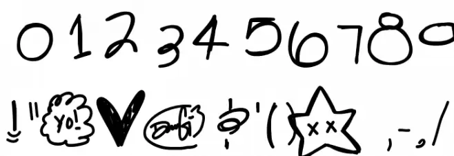 VitalSighns Font OTHER CHARS