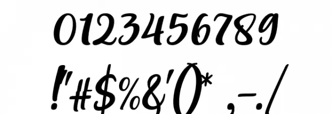 Vitalia Sesha Font OTHER CHARS