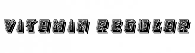 Vitamin Regular  font caratteri gratis