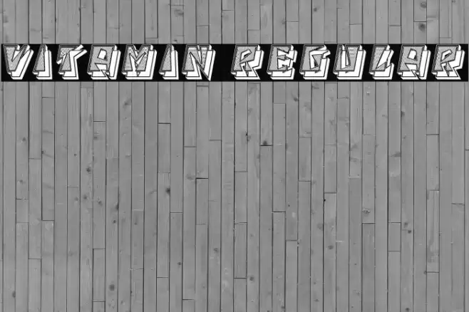 Vitamin Regular Font examples