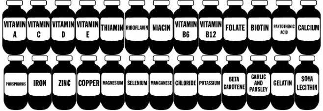 Vitamin Shop JL خط أحرف صغيرة