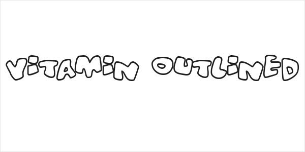 Vitamin outlined Logo