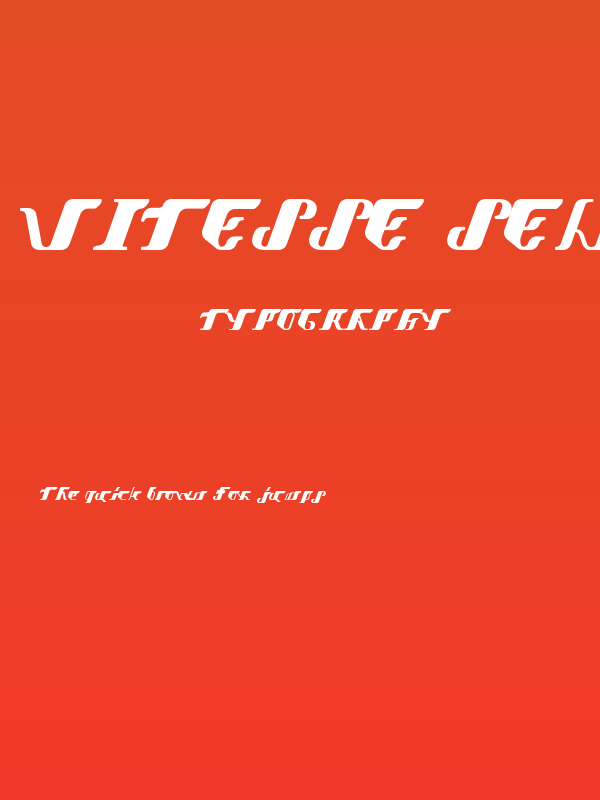 Vitesse SemiBold Poster