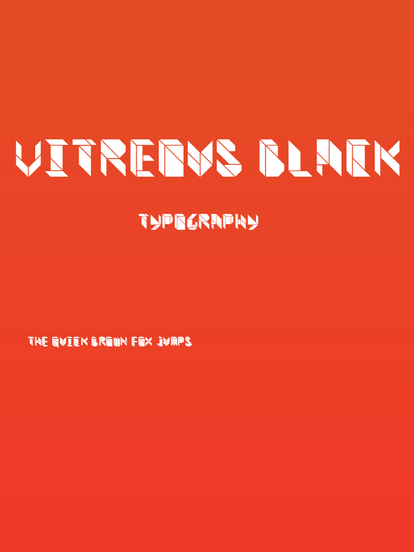 Vitreous Black Poster