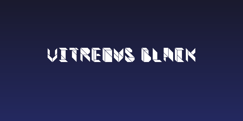 Vitreous Black Social Header