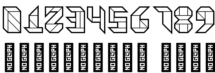 Vitreous Heavy Font OTHER CHARS