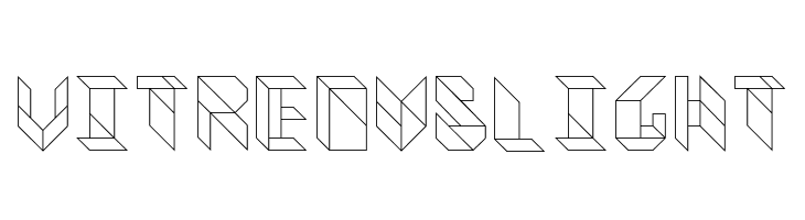 Vitreous Light  font caratteri gratis