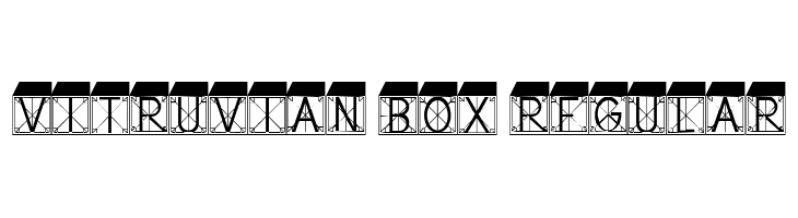 Vitruvian Box Regular  नि: शुल्क फ़ॉन्ट्स डाउनलोड