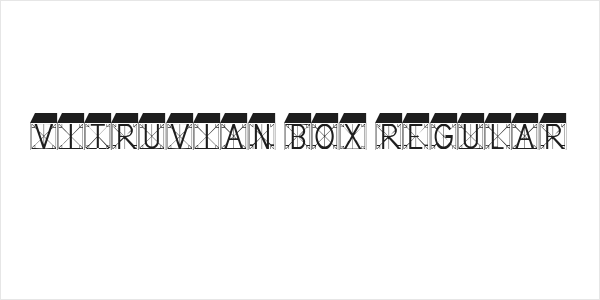 Vitruvian Box Regular Logo