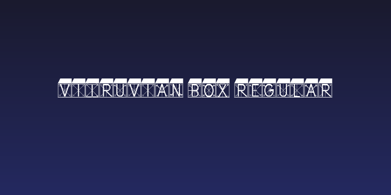 Vitruvian Box Regular Social Header