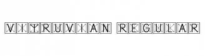 Vitruvian Regular  フリーフォントのダウンロード