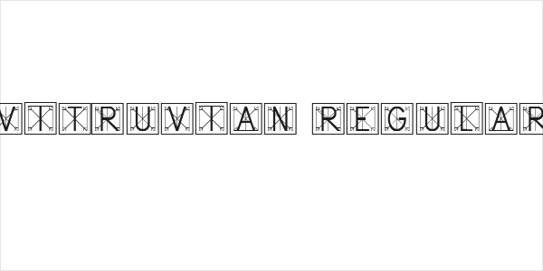 Vitruvian Regular Logo