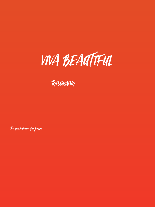 Viva Beautiful Poster
