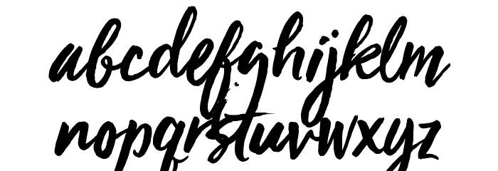 Viva Beautiful Font LOWERCASE