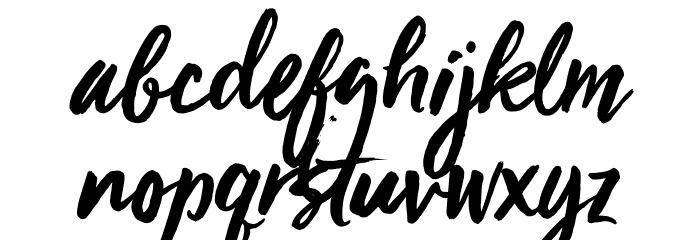 Viva Beautiful Font LOWERCASE