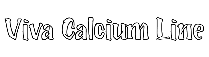 Viva Calcium Line  Free Fonts Download