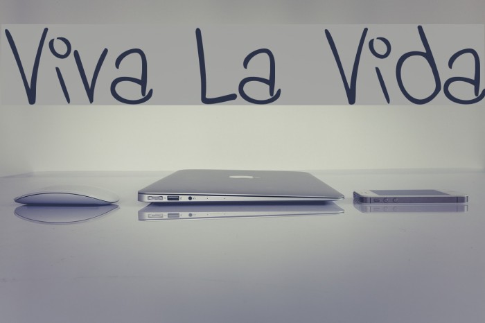 Viva La Vida Font examples