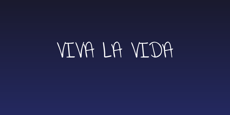 Viva La Vida Social Header