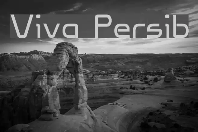 Viva Persib Font examples