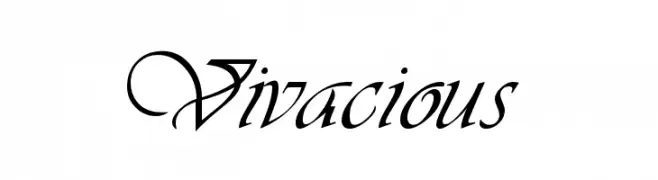 Vivacious  font caratteri gratis