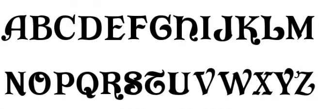 Vivala Font Litere mari