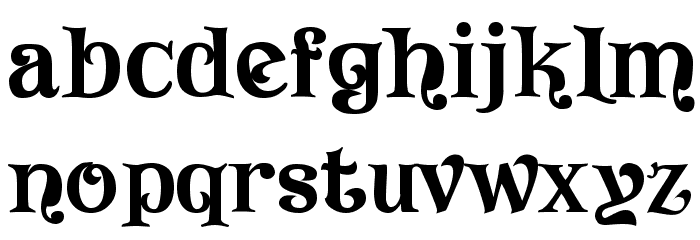 Vivala Font LOWERCASE