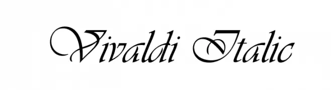 Vivaldi Italic  Frei Schriftart Herunterladen