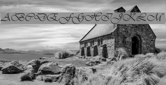 Vivaldi Italic Font examples