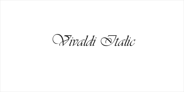 Vivaldi Italic Logo