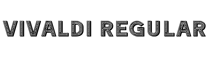 Vivaldi Regular  font caratteri gratis