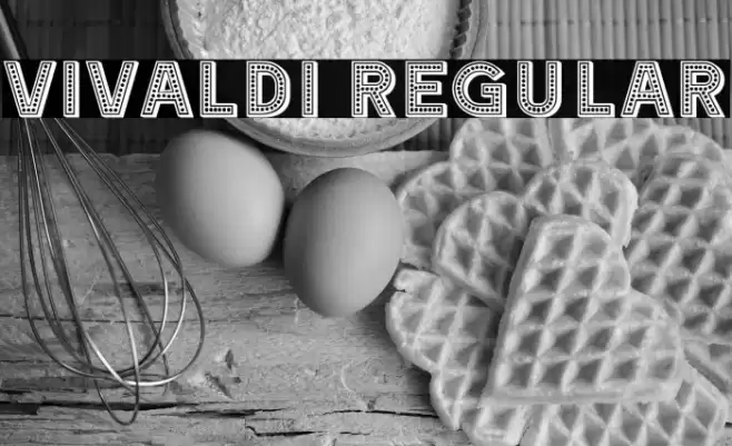 Vivaldi Regular Font examples