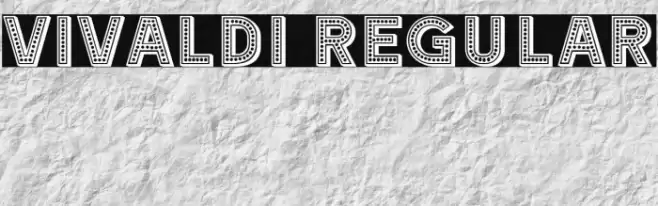 Vivaldi Regular Font examples