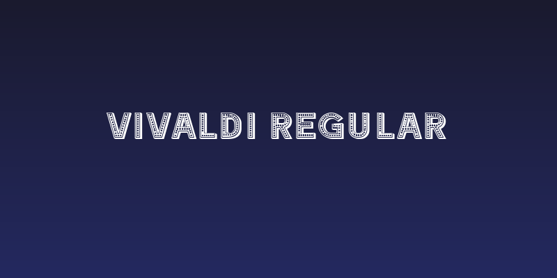Vivaldi Regular Social Header