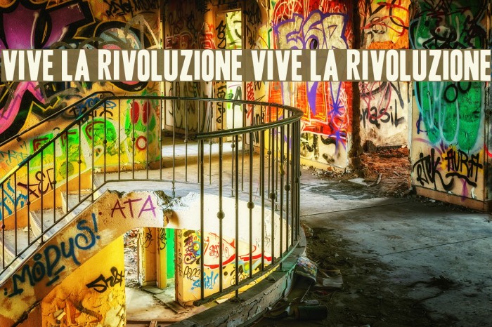 Vive la Rivoluzione Vive la Rivoluzione Font examples