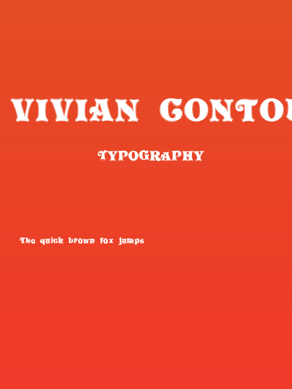 Vivian Contour Poster