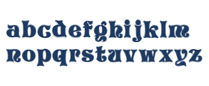 Vivian Contour Lowercase