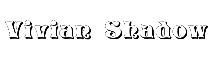 Vivian Shadow Font