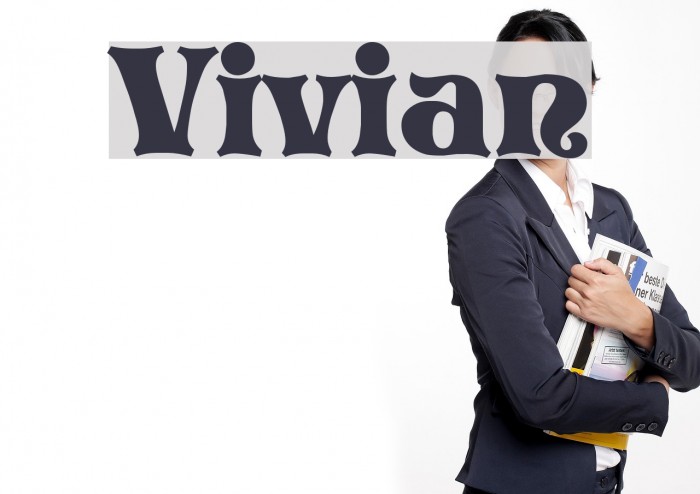 Vivian Font examples