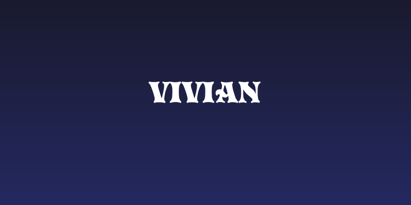 Vivian Social Header