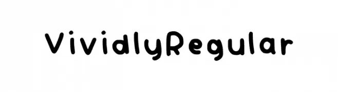 Vividly Regular  Скачать бесплатные шрифты