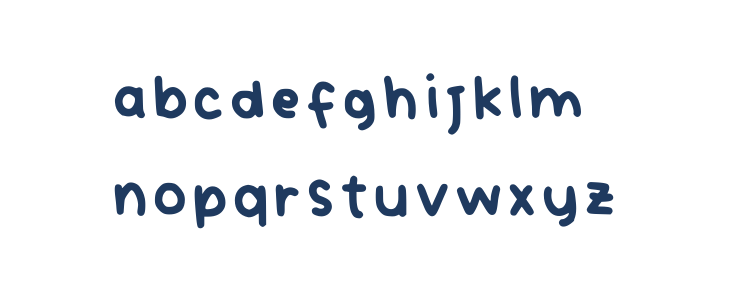 Vividly Regular Lowercase