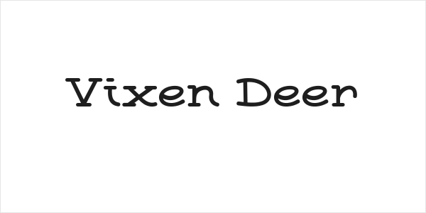 Vixen Deer Logo