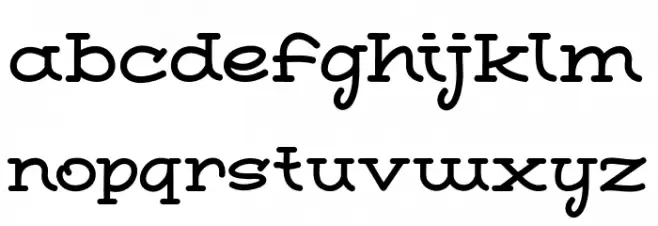 Vixen Deer Caratteri MINUSCOLO